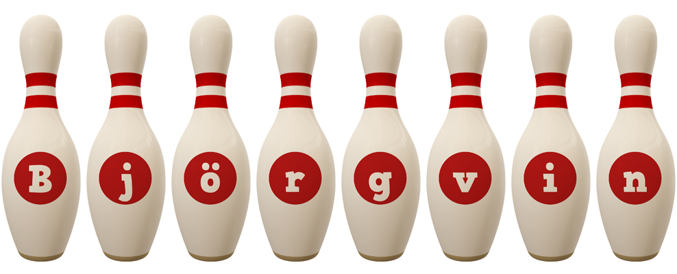 Björgvin bowling-pin logo
