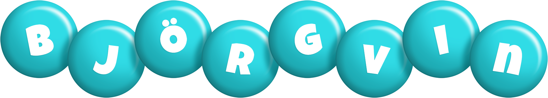 Björgvin candy-azur logo