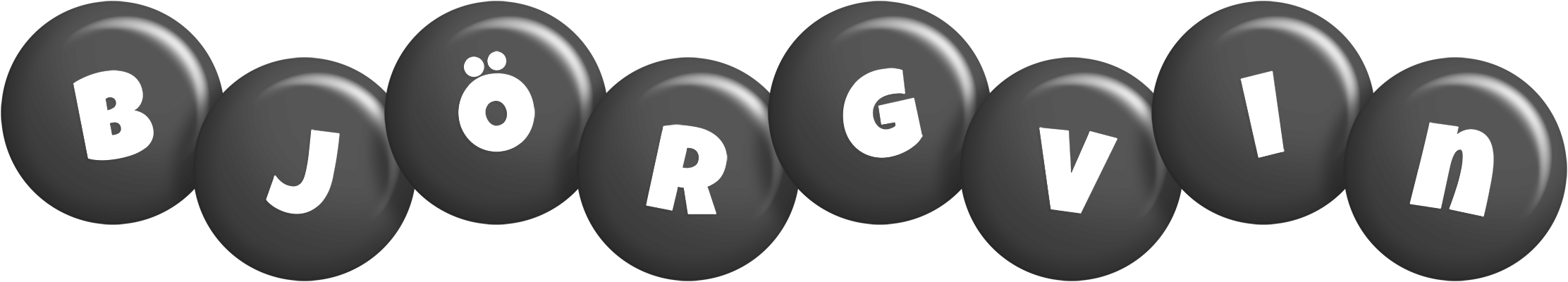 Björgvin candy-black logo