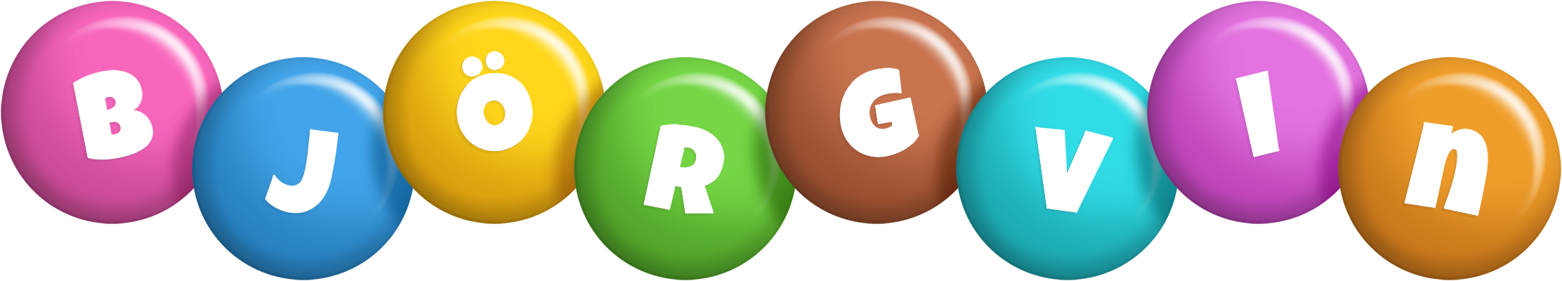 Björgvin candy logo