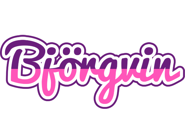 Björgvin cheerful logo