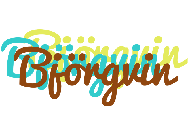 Björgvin cupcake logo