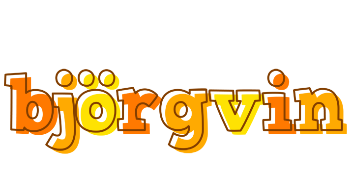 Björgvin desert logo