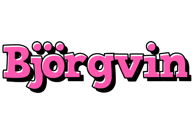 Björgvin girlish logo
