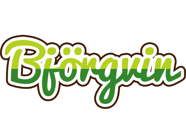 Björgvin golfing logo