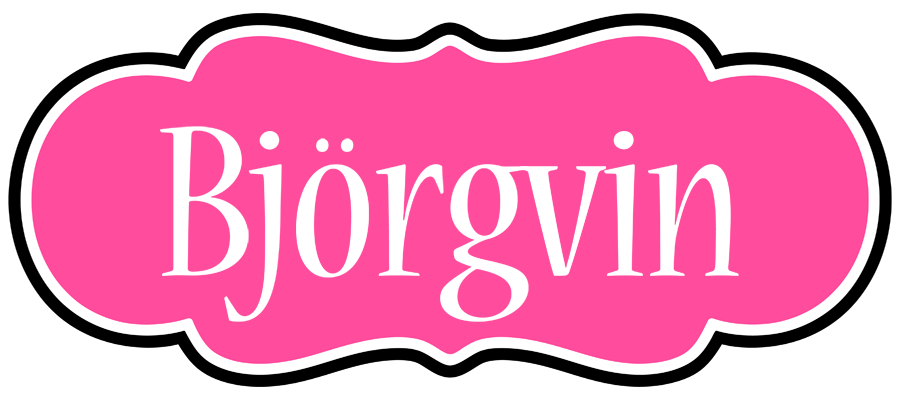 Björgvin invitation logo