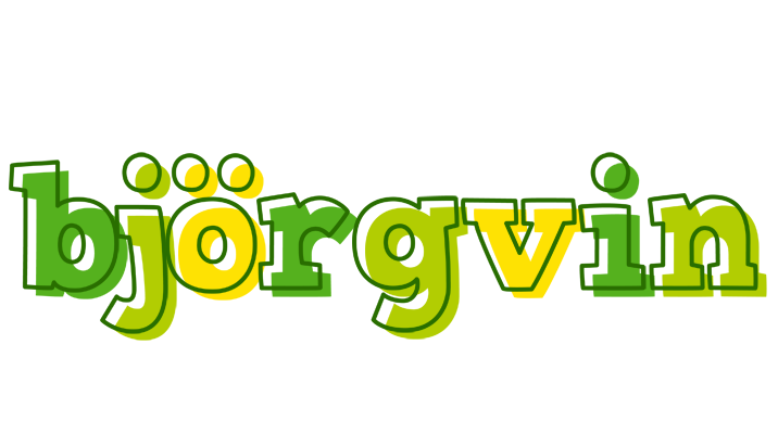 Björgvin juice logo