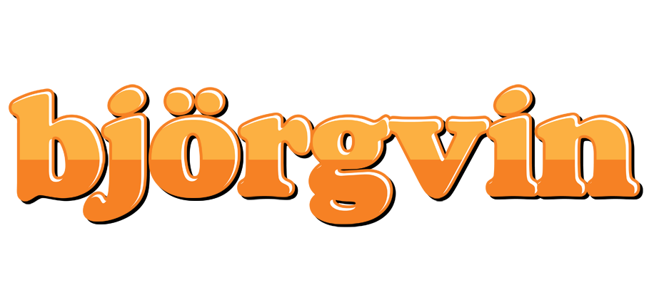 Björgvin orange logo