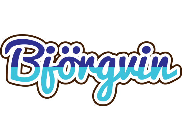 Björgvin raining logo