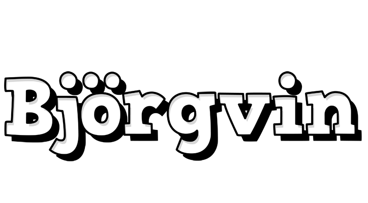 Björgvin snowing logo