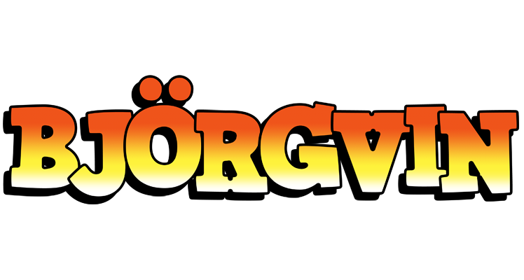 Björgvin sunset logo