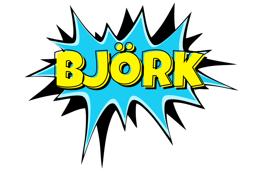 Björk amazing logo