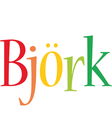 Björk birthday logo
