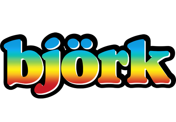 Björk color logo