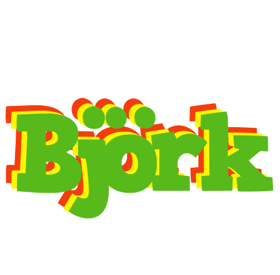 Björk crocodile logo