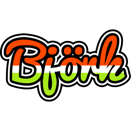 Björk exotic logo