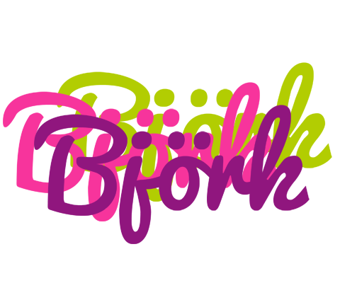 Björk flowers logo