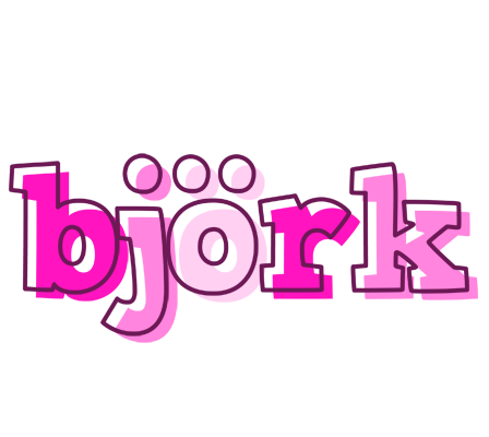 Björk hello logo