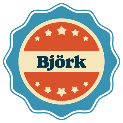 Björk labels logo