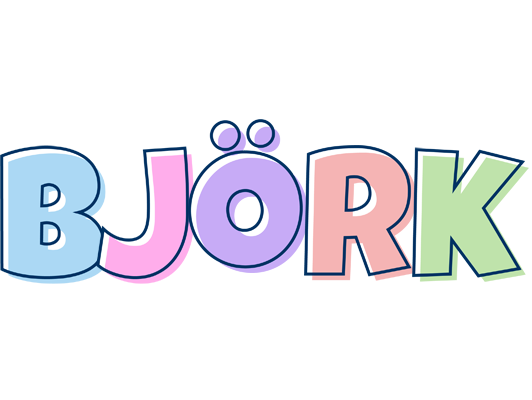 Björk pastel logo