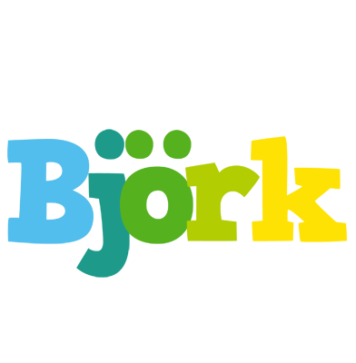 Björk rainbows logo