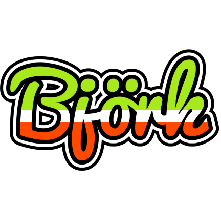 Björk superfun logo