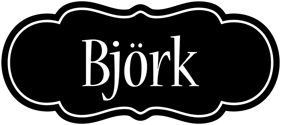 Björk welcome logo
