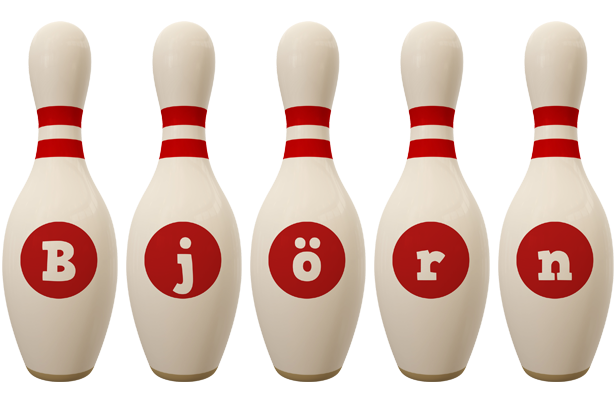 Björn bowling-pin logo