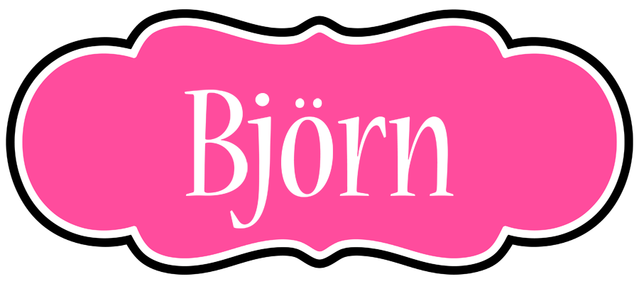 Björn invitation logo