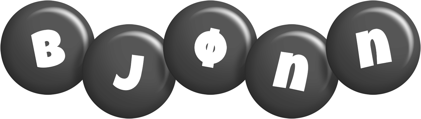 Bjønn candy-black logo