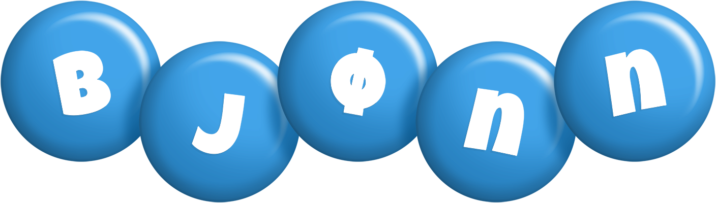 Bjønn candy-blue logo