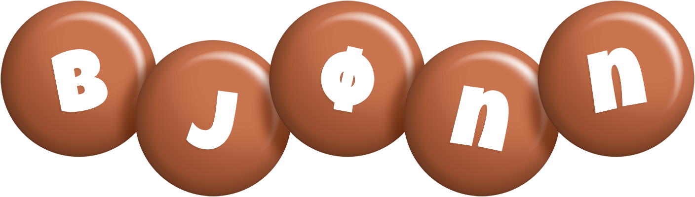 Bjønn candy-brown logo