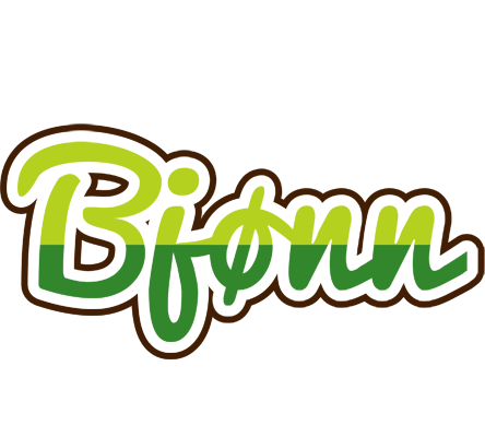 Bjønn golfing logo