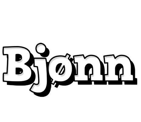 Bjønn snowing logo