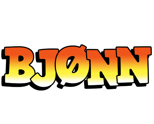 Bjønn sunset logo