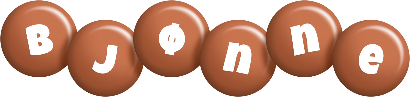 Bjønne candy-brown logo