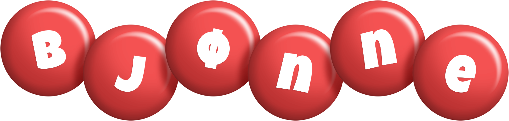 Bjønne candy-red logo