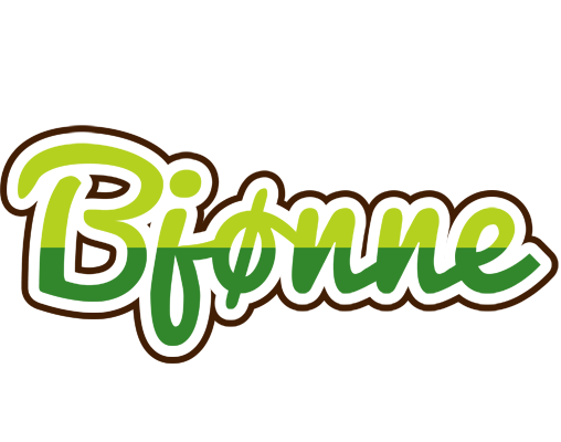 Bjønne golfing logo
