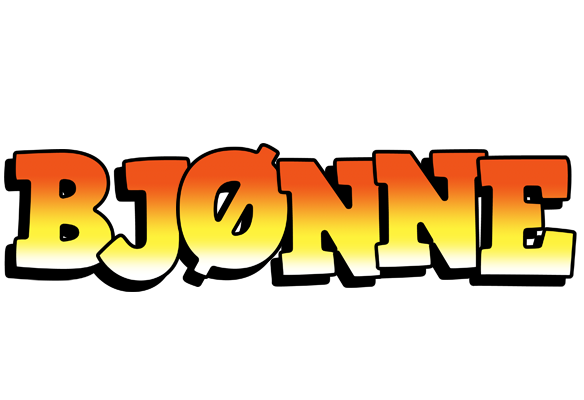 Bjønne sunset logo