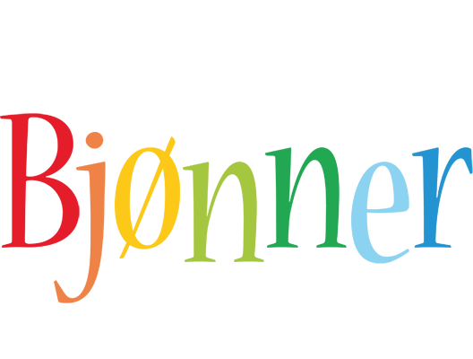 Bjønner birthday logo