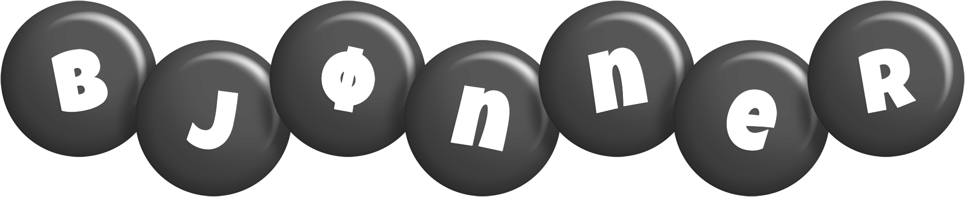 Bjønner candy-black logo