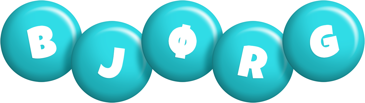 Bjørg candy-azur logo