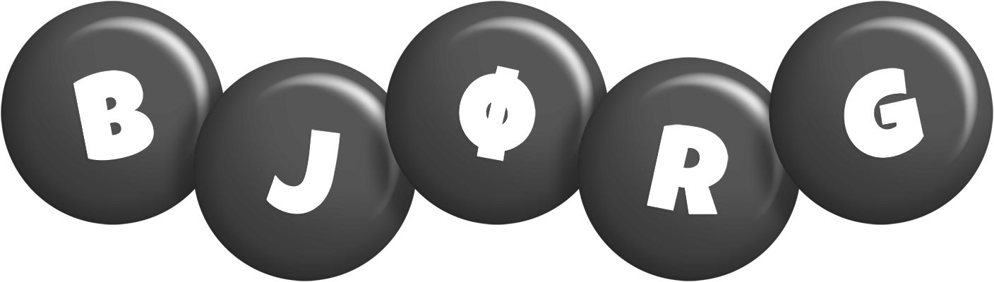 Bjørg candy-black logo
