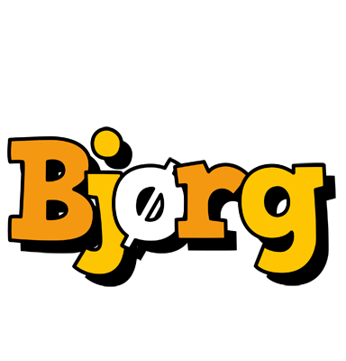Bjørg cartoon logo