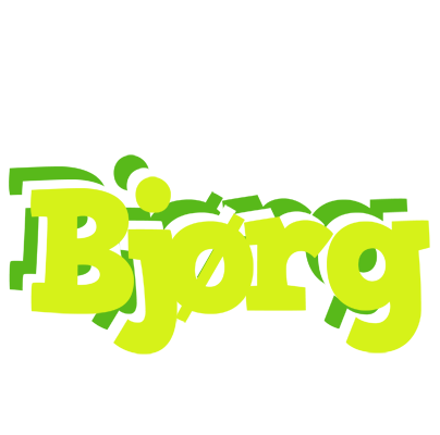 Bjørg citrus logo