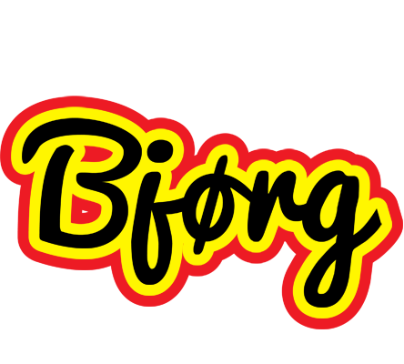 Bjørg flaming logo