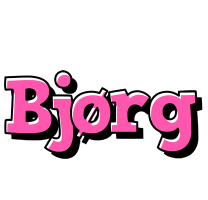 Bjørg girlish logo