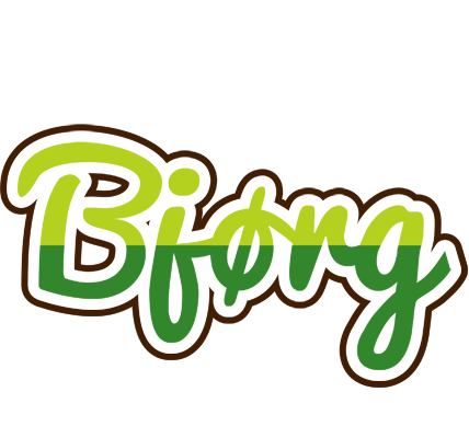 Bjørg golfing logo