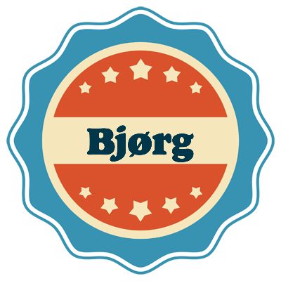 Bjørg labels logo