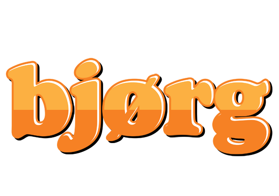 Bjørg orange logo